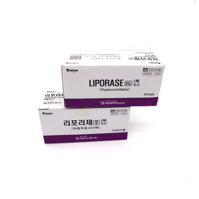 Transparan Liporase Hyaluronidase 1500iu Lyophilized 1500u Untuk Larut HA Acid Liporase
