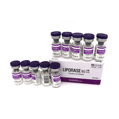 Liporase Hyaluronidase 1500iu Lyophilized 1500u 10 vials Solution Untuk Larut Asam HA