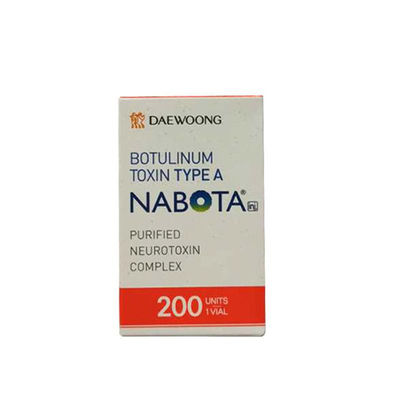 Pengisi kulit Botulax Nabota 200iu Botulinum Toxin Keriput menghilangkan wajah mengangkat