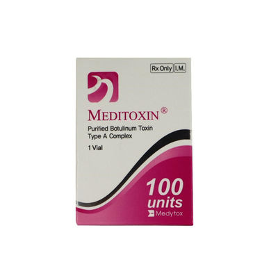 Meditoxin 200iu Botulax Nabota Botulinum Toxin keriput menghilangkan Btx