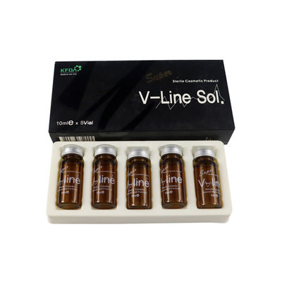 V Line Sol Suntikan Pelarutan Lemak Wajah Lipolytic Super 5pcs*10ml