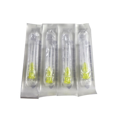 30G Meso Jarum 4mm Panjang 304 Stainless Steel 100pcs / Box Untuk Filler Kulit