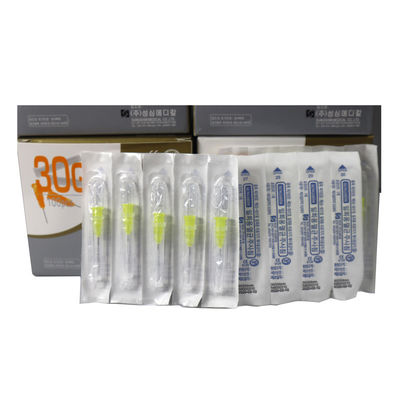 100PCS/Kotak Jarum Suntik Hipodermik Mikro 30g 32g 34G 4mm 13mm 25mm