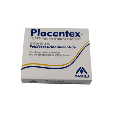 wajah Placentex PDRN Salmon 3ml * 5 vial Rejuvenation Injectable Dermal Fillers Ampul