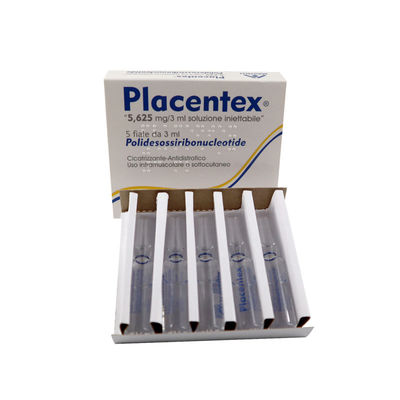wajah Placentex PDRN Salmon 3ml * 5 vial Rejuvenation Injectable Dermal Fillers Ampul