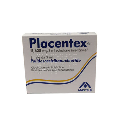 wajah Placentex PDRN Salmon 3ml * 5 vial Rejuvenation Injectable Dermal Fillers Ampul