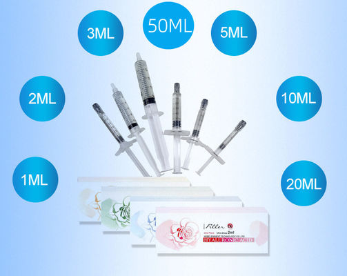 Filler Kulit Kerutan Hapus 1ml 2ml 3ml 5ml 10ml 20ml 50ml HA Filler Injeksi Asam Hyaluronik