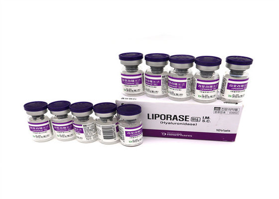 Liporase Hyaluronidase 1500iu Lyophilized 1500u 10 vials Untuk Larut HA Acid Liporase