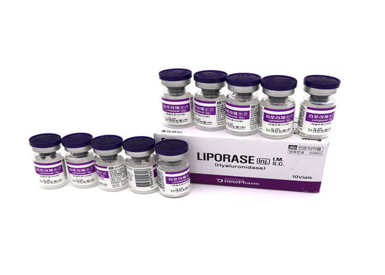 Liporase 1500iu Hyaluronidase 10vials Larutan untuk larut Asam Hyaluronik