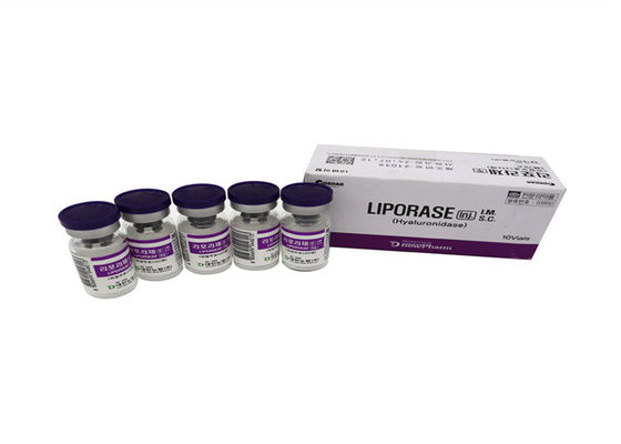 Liporase (Hyaluronidase) 1500iu Lyophilized 1500u x10 vials Solusi untuk melarutkan HA