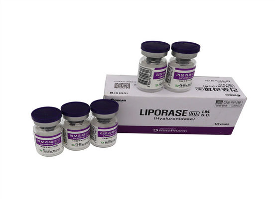 Liporase 1500iu Hyaluronidase 10vials Larutan untuk larut Asam Hyaluronik