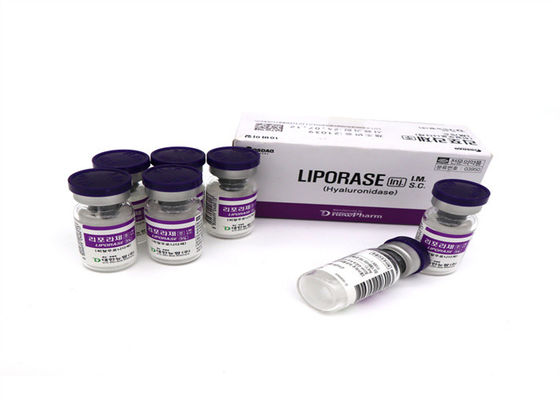 Liporase Hyaluronidase 1500iu Lyophilized 1500u 10 vials Solution Untuk Larut Asam HA