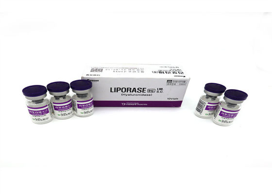 Liporase Hyaluronidase 1500iu Lyophilized 1500u 10 vials Solution Untuk Larut Asam HA