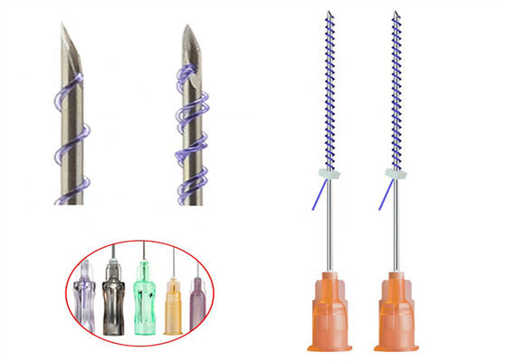 Pdo Pcl Plla Thread Mono Blunt W 30g13mm25mm untuk Under Eye Bag Eyebrow Fox Eyes Lifting Thread Fishbone Molding Cog
