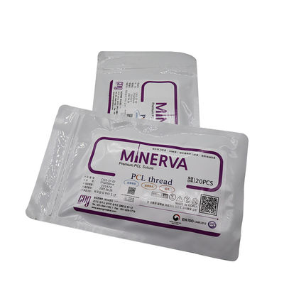 PDO PCL PLLA benang untuk face lifting 4D 6D 8D 18g 19g 21g 100mm L W Blunt Type