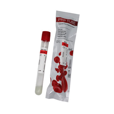 Tabung PRP 10ml Dengan Gel ACD Untuk Kerontokan Rambut Tabung Sentrifugal Plas Prp PRF Kaya Platelet