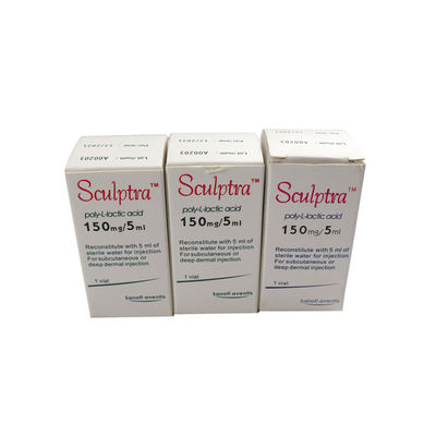 150mg bubuk PLLA poli- l- asam laktat 5ml pengisi demal anti- penuaan sculpta
