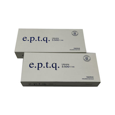 e.p.t.q. Pengisi Dermal Asam Hyaluronic Tautan Silang S100, S300, S500