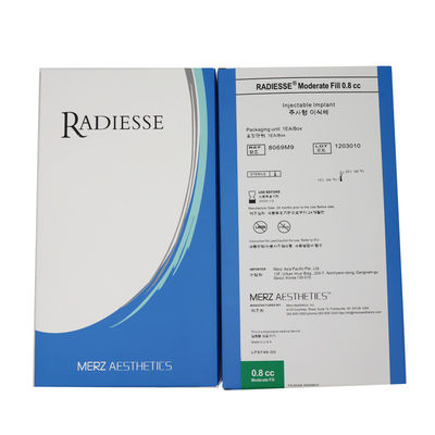 Radiesse Pengurangan kerutan dan lipatan Filler kulit asam hyaluronik 1,5 ml 0, 8 ml