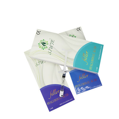 1 ml 2 ml Asam hyaluronik Injeksi Lip Filler Asam hyaluronik injeksi filler kulit Gel