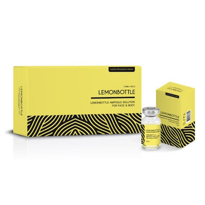 Lemon Bottle Ampoule Solution (5X 10ml) Injeksi Larut Lemak Untuk Tubuh