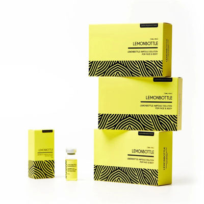 Lemon Bottle Ampoule Solution (5X 10ml) Injeksi Larut Lemak Untuk Tubuh