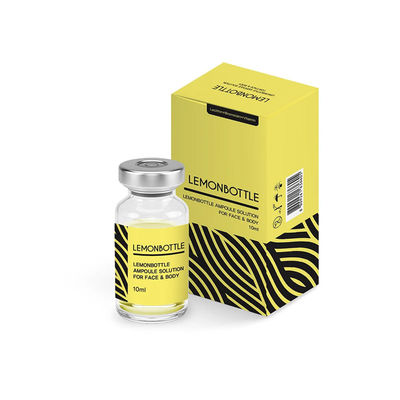 Lemon Bottle Ampoule Solution (5X 10ml) Injeksi Larut Lemak Untuk Tubuh