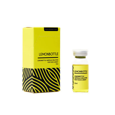 Lemon Bottle Ampoule Solution (5X 10ml) Injeksi Larut Lemak Untuk Tubuh
