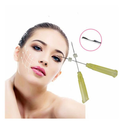 Korea Steril V Line Absorptif Wajah Twist Mono Barbed Pdo Nose Lift Thread Tornado Cog 3D 4D 6D Pdo Thread