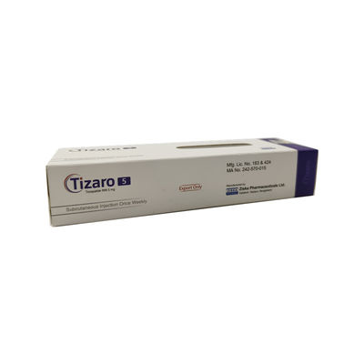 Tizaro Tirzepatide 5mg 7.5mg 0. 5 ml injektor pena subkutan