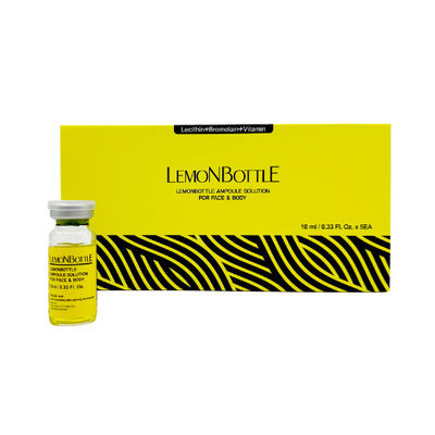 Lemon Bottle Solution Lipolysis Wajah Tubuh 10ml X 5 Injeksi Rugi