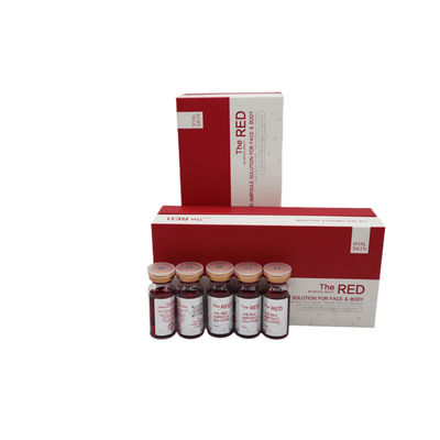 Korea Solusi Lipolisis Penglarutan Lemak Produk Pencairan Pencairan Ampul Merah