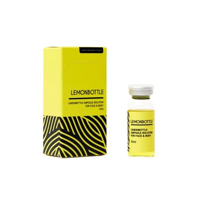 Lemon Bottle Ampoule Solution 5X 10ml Injeksi Larut Lemak
