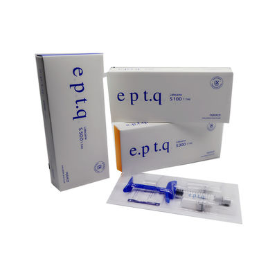 e.p.t.q. Pengisi Dermal Asam Hyaluronic Tautan Silang S100, S300, S500