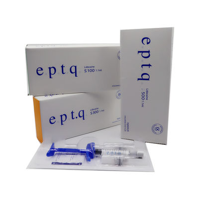 e.p.t.q. Pengisi Dermal Asam Hyaluronic Tautan Silang S100, S300, S500