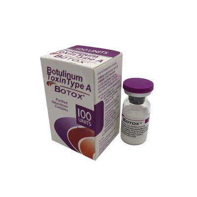 Allergan 100 IU larutan garam Botox Hutox Rentox Innotox 50 IU 150 IU Kerutan dahi
