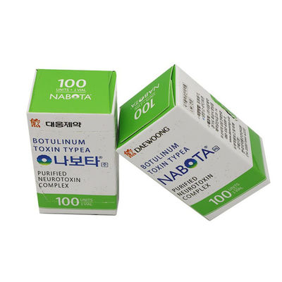 50IU 100U 150UI 200U Allergan Botox Botulinum Toxin Tipe A Innotox Botulax Nabota Rentox Meditoxin BTX