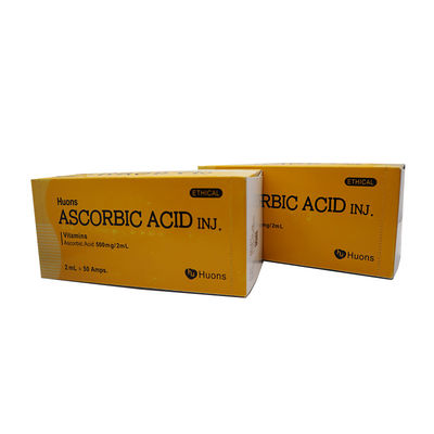 Asam askorbat Vitamin C murni Vc Bleaching Smear Injeksi 50 Ampul