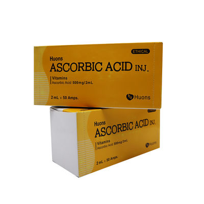 Asam askorbat Vitamin C murni Vc Bleaching Smear Injeksi 50 Ampul