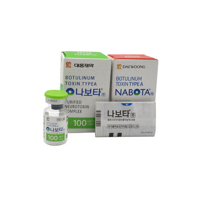Tipe A 100iu 150iu Innotox Nabotas Botulax Meditoxins Anti Wrinkle face lift