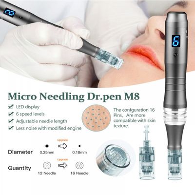 Dr. Pen Ultima M8 Professional Wireless Microneedling Pen Mencapai Kulit yang sempurna