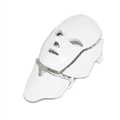 Beauty 7 Color LED Facial Mask Photon Light Skin Rejuvenation Facial Skin Care LED Light Mask Dengan Leher
