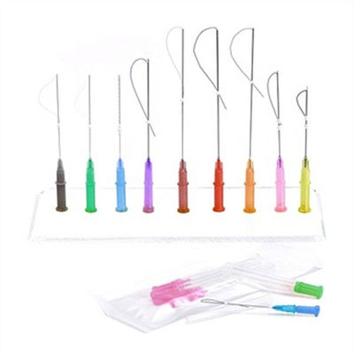 27g 30g PDO PCL PLLA Threads 25mm 38mm V Line Thread Lift