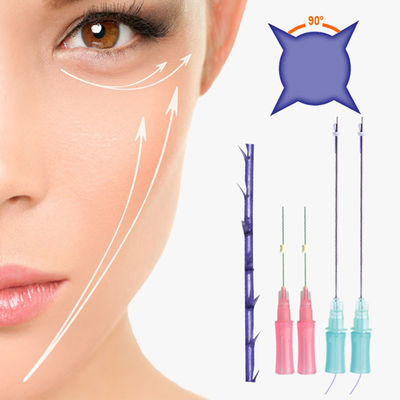 White Smooth Pdo Lifting Mono Threads Untuk Wajah 30g 14mm