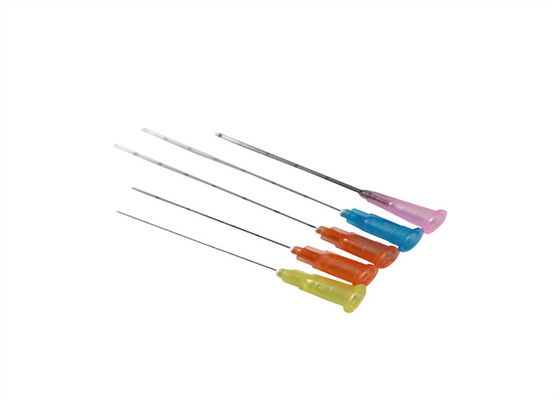 Grosir Pelengkap Kulit Baja Berkualitas Tinggi Pelengkap Wajah 22g 23g 25g 38mm 50mm Fleksibel Tip Mikro Canula Jarum