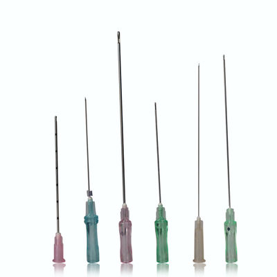 Fleksibel Dermal Filler Micro Cannula Needle SUS304 25mm Sampai 70mm