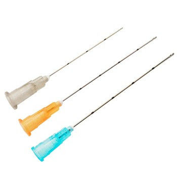Fleksibel Dermal Filler Micro Cannula Needle SUS304 25mm Sampai 70mm