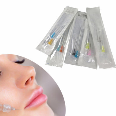 Injeksi Kecantikan Micro Cannula Blunt Tip Needle 14g 15g 16g 18g 22g 38mm 50mm 60mm 70mm