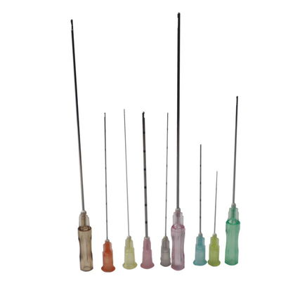 CE Blunt-Tip Micro Cannula Jarum Mesoterapi Berbagai Gauge dengan Sertifikat CE