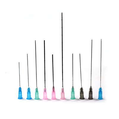CE Blunt-Tip Micro Cannula Jarum Mesoterapi Berbagai Gauge dengan Sertifikat CE